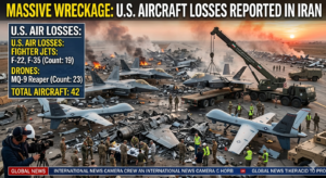 Read more about the article U.S. lost 42 aircraft, including fighter jets, MQ-9 Reaper drones in Iran war
